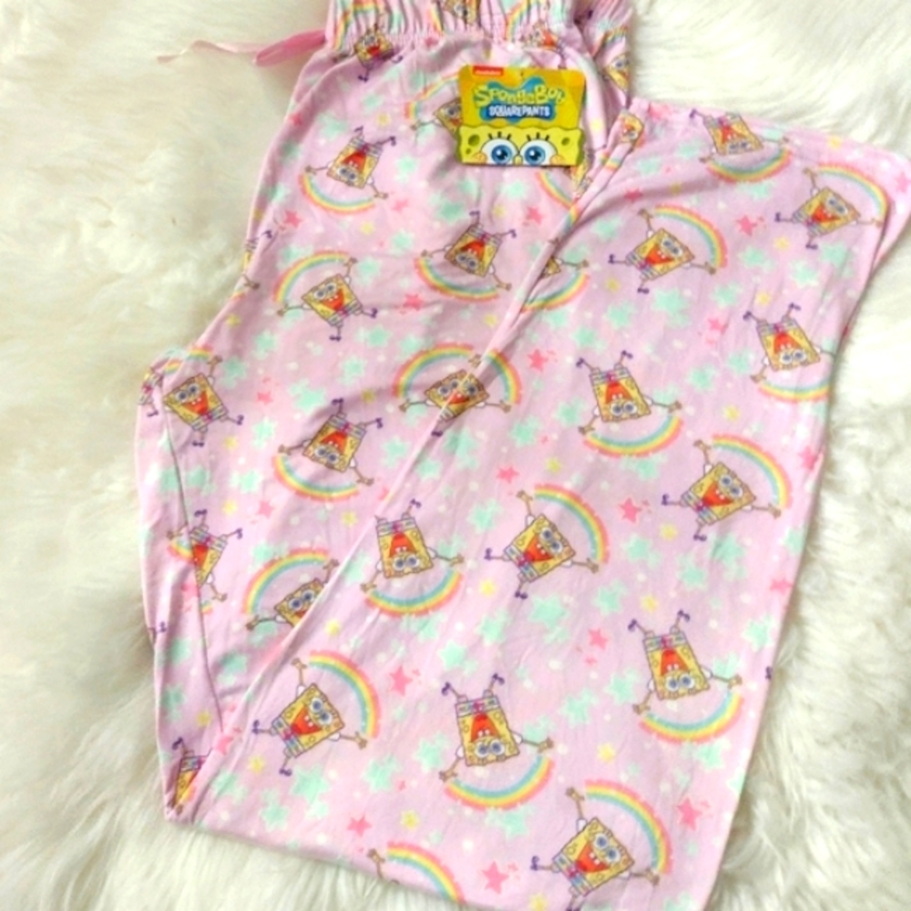 🆕 🆕 🆕 - SpongeBob SquarePants Pajama Bottoms / Pink